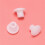 Plastic Round Shaped Cover Screw Cap Lid White 300Pcs for 5mm Dia Hole 8