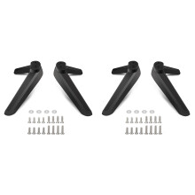 4x Meuble TV Universel, Remplacement de la Base Du Meuble TV de Table, Pieds de Socle TV, Pieds de Montage Du Meuble TV 17 Mm-20 mm