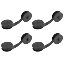 12-Pack Skrivmaskinsband Twin Spool Skrivmaskinsband BläCk Twin Spool BläCk ErsäTtningsdel för de Flesta Skrivmaskiner (Svart)