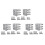 6Pcs Universal Wall Mounting Bracket with 6 Loops, Stainless Steel Vertical Pole Mount Adapter for CCTV Security Camera 1