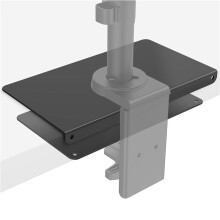 2X Verstevigingsplaat voor Monitorbevestiging Stalen Beugelplaat voor Dun Glas en Ander Kwetsbaar Tafelblad Past op de Meeste Monitorstandaards