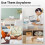 Ticket Stabber for Restaurant, 6PCS Ticket Receipt Holder Check Spindle Orders Spike for Businesses Kitchen Office 6