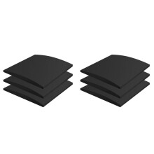 Couch Cushion Support for Sagging , 6pcs Sofa Furniture Cushion Sagging Repair, Foam Sofa Cushion Support Black