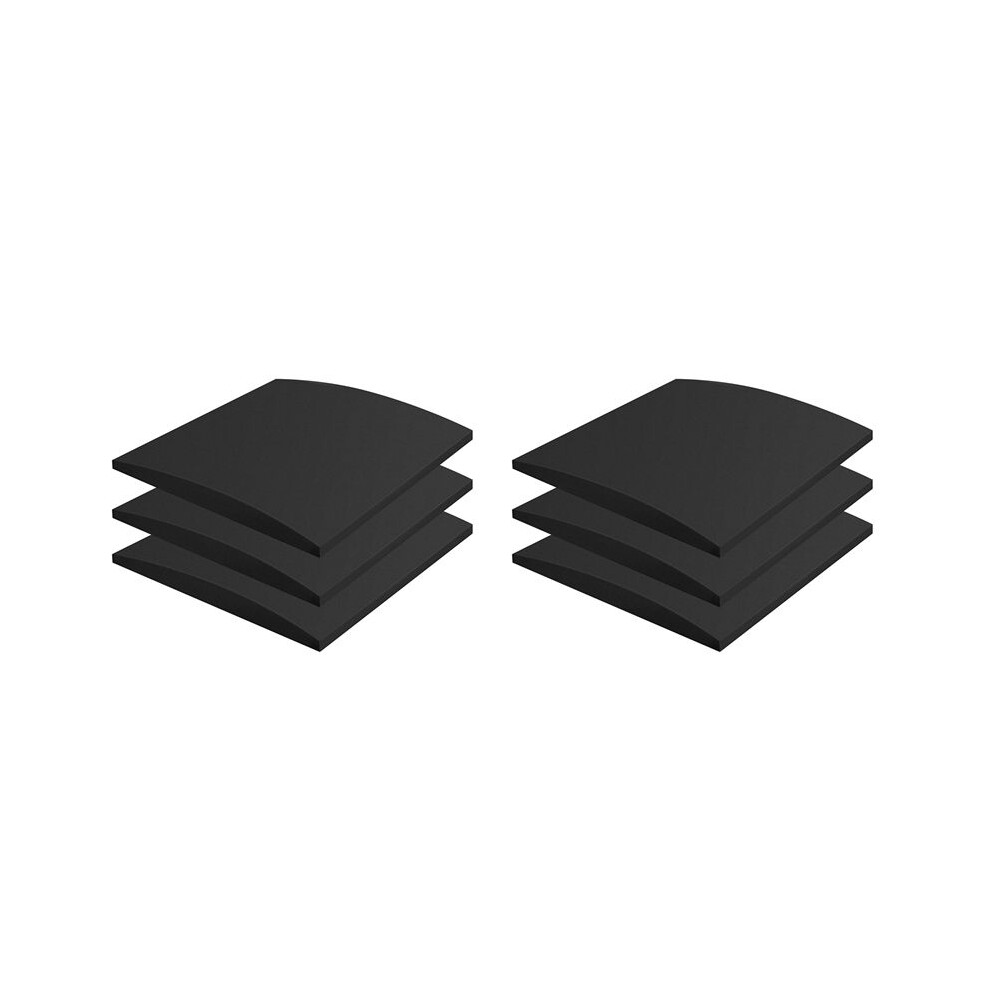 Couch Cushion Support For Sagging 6Pcs Sofa Furniture Cushion Sagging Repair, Foam Sofa Cushion Support Black 4713706935724