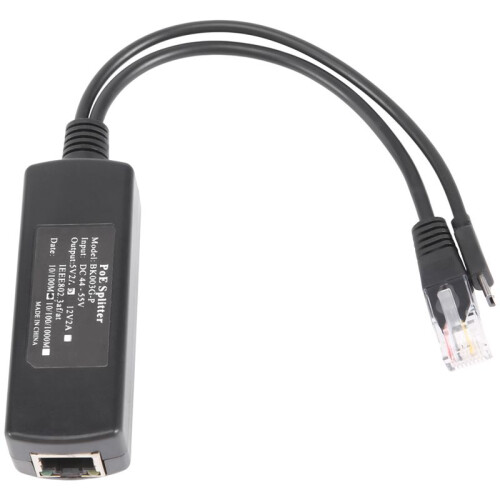 POE power supply module standard isolated splitter 48V to 5V2.4A USB interface splitter 2
