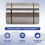 LM25UU 25mmx40mmx59mm Double Side Rubber Seal Linear Motion  Bearing Bushing 2