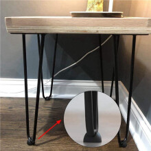 30 PCS Hairpin Leg Protector Feet Metal Coffee Table Leg Feet for 10-12mm Hairpin Table Legs DIY Furniture Supplies