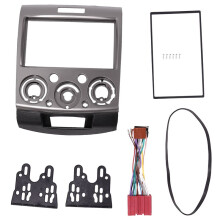 Radio Stereo Panel For Everest Ranger Bt-50 Bt50 Double 2 Din Fascia Dash Installation Trim Kit Face Plate Bezel(178x102Mm)