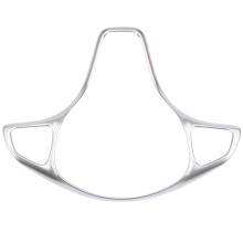 Cadre de Garniture de Cadre de Bouton de Volant de Voiture pour Vito 2017 Argent Chromé