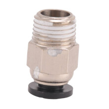 Pc4-M10 Macho Recto Macho Pefe Tubo Empuje Para E3D-V6 Conector Conector Bowden Extrusora Impresora 3D (Paquete De 10Pcs)