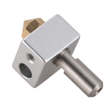 MK10 Hotend Kit For 3D Printer | M7 Nozzle And Throat With PTFE Tube And Aluminum Heater Block | Improved Version Fit With M3 And M4 Thermistor