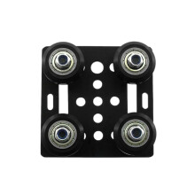 Stampante 3D Scivolo con Piastra un V nel Alluminio 2020 per Profili V-Slot Five Roulette