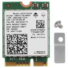 For  Wi-Fi 6 AX201  5.0 Dual Band 2.4G/5G Wireless NGFF Button E CNVi Wifi Card AX201NGW 2.4Ghz / 5Ghz 802.11Ac / Ax
