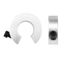 4 Stück SBR16 Linearschienen-Anschlagmanschetten, Wellenbegrenzungsbefestigungsringe Aus Aluminiumlegierung mit Schraube,