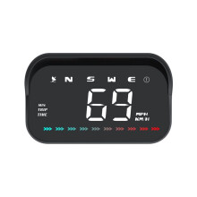 Car Heads Display, GPS Speedometer, Universal Car HUD with Speed MPH, Compass Direction, Overspeed Alarm HD Display