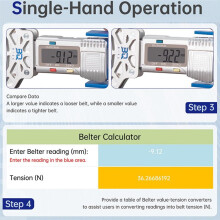 Belt Tension Gauge for 3D Printers, Belter, Electric Belt Tension Meter, Easy to Read, High Precision Belt Tension