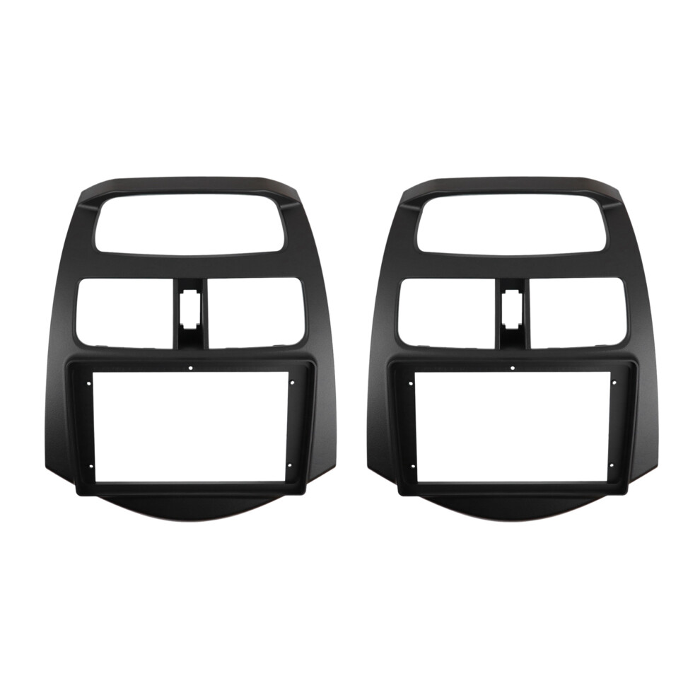 2X 9 Inch Radio Fascias For Spark 10-13 Double Din Dvd Stereo Panel Dashboard Refitting Installation Frame 6033495002130