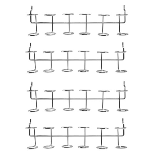 4 Pcs Screwdriver Holder Pegboard Multi-Tool Holder Accessory Pegboard Accessories Multi-Ring Tool Holder for Pegboard