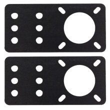 2X 3D Drucker - Aluminium Nema 17 Schritt Motor Montage Platte fuer Cnc Maschine 3D Drucker fuer  Cnc Teile
