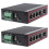 2X 5  RJ45 10/100M Ethernet Desktop  Hubs Type de Rail DIN pour Ordinateur Portable 1