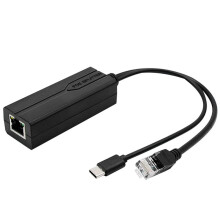 100M 48V to 5V 2.4A POE Splitter Standard Isolated Type-C Power Supply Module POE Splitter