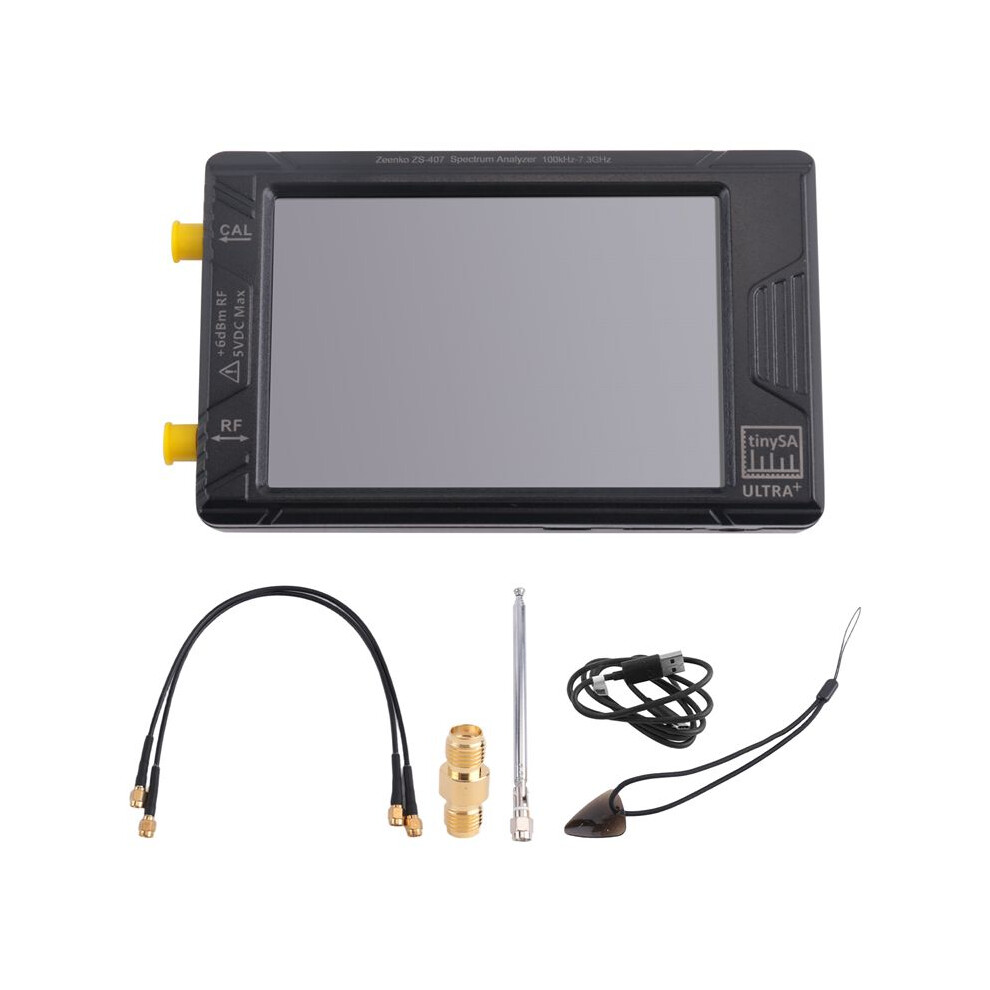 Tinysa Ultra New 7.3Ghz Zs407 Handheld Tiny Spectrum Analyzer Tinysa 3.95 Inch Touch Screen With 32Gb Card 4713142258722