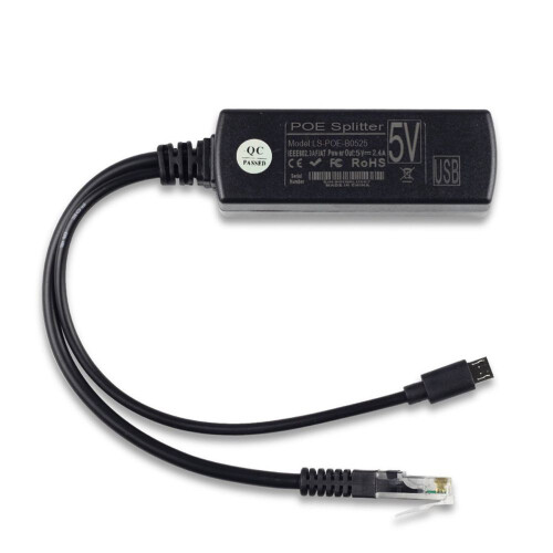 3X POE Power Supply Module Standard Isolated Splitter 48V to 5V2.4A USB Interface Splitter 2