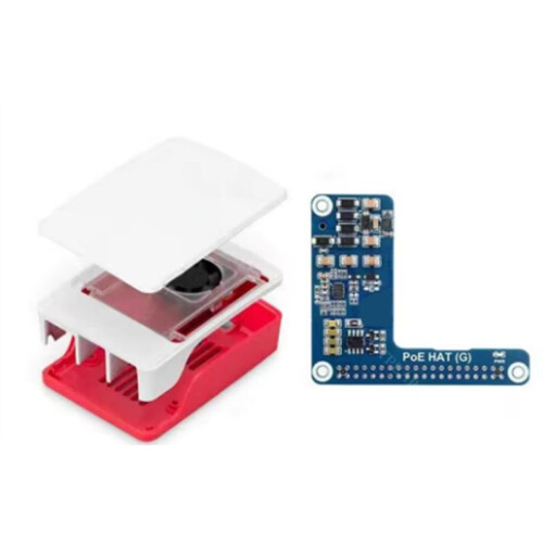 Dedikerad Ethernet PoE för Raspberry Pi 5 Expansion Board 5V 5A Stöder 802.3af/At Network Standard