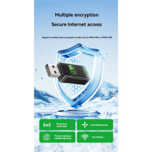 Adaptador AX900 USB WiFi 6 5.4 2 en 1 Dongle de Banda Dual 2,4 G y 5 GHz Tarjeta de Red Inalámbrica USB WiFi Receptor Wlan