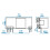 10X SDAPO DP1435 Embedded Pin Type Standard 48V Small Size Supports 100M Gigabit PoE Module 8
