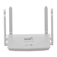 WR900 4G LTE WIFI Router 150Mbps 6External Antennas Power Signal Booster Hotspot Smoother Wired Connection EU PLUG