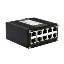 Ethernet Gigabit PoE Industriale A 10 Porte Industriale Ethernet 10/100/1000Mbps RJ45 DIN Rail IP40