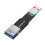 USB 3.0 9-Stift Hane Till Hona Kortadapter för Dator Bärbar Dator B 1