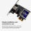 2.5G PCI-E to RJ45 Wired Network Card 2500Mbps 2.5Gbps Ethernet LAN Controller Adapter for Linux Computer Game 3
