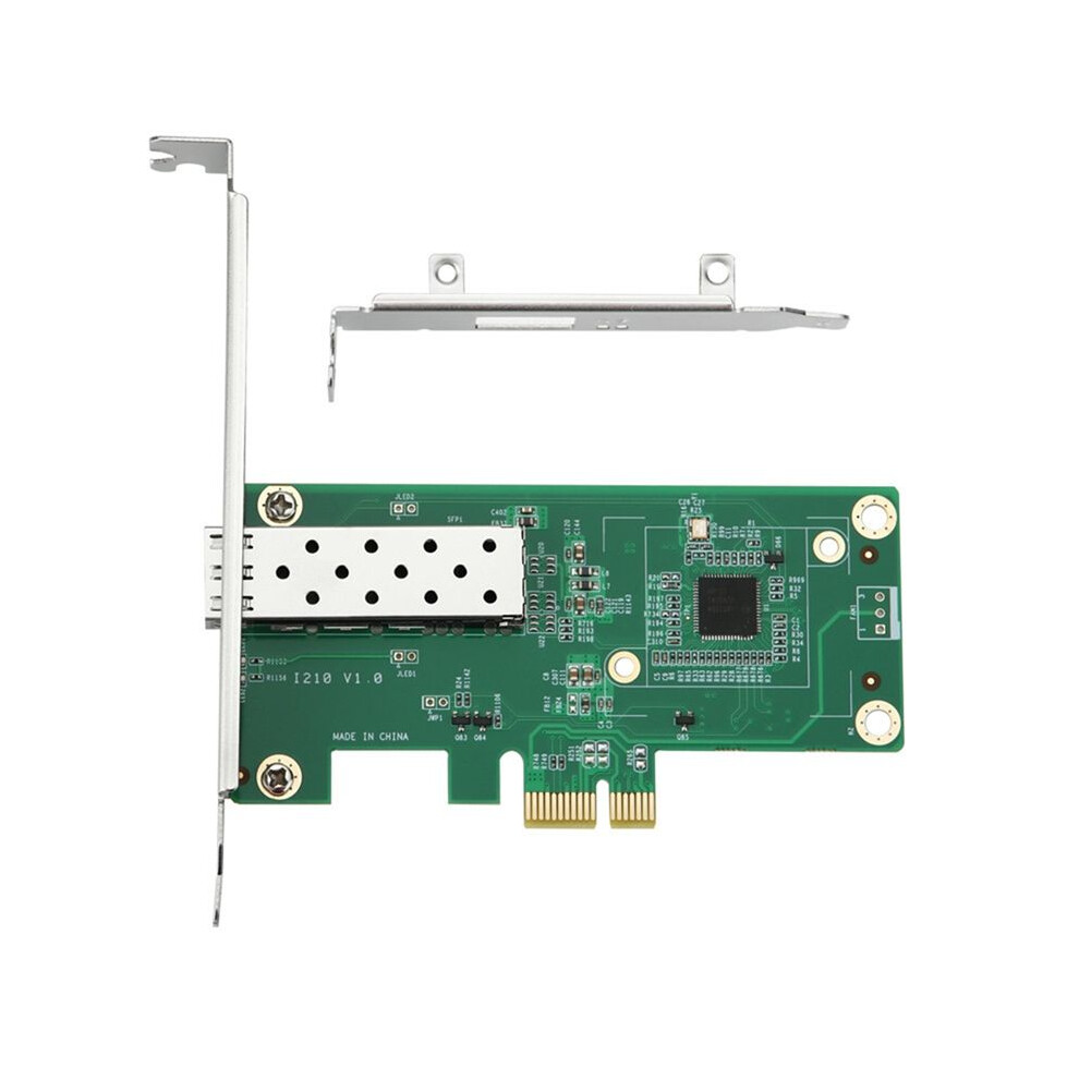 Pcie Sfp Network Adapter Gigabit Fiber Network Lan Card 10/100/1000Mbps For I210 Txa026 6032833046287