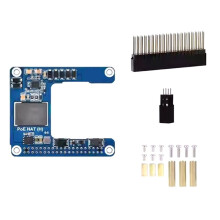 For Raspberry Pi 5/CM5 PoE HAT Power over Ethernet HAT(H) 5V 5A Support 802.3af/At PoE Expansion Board for RPI 5/CM5