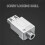 USB2.0 Solderless Adapter Metal Case USB 2.0 Terminal Block Data Connector USB Screw Terminal Board Plug Female 2