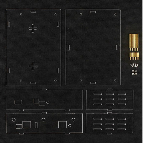 For Banana Pi OpenWrtOne Router Board MT7981B Chip Solution WiFi6, Black, Antenna 2