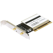 PCI Trådlöst Nätverkskort 300Mbps Nätverkskort Stationär PC 2,4GHz Nätverkskort för WinXP/7/8/10/11//Linux