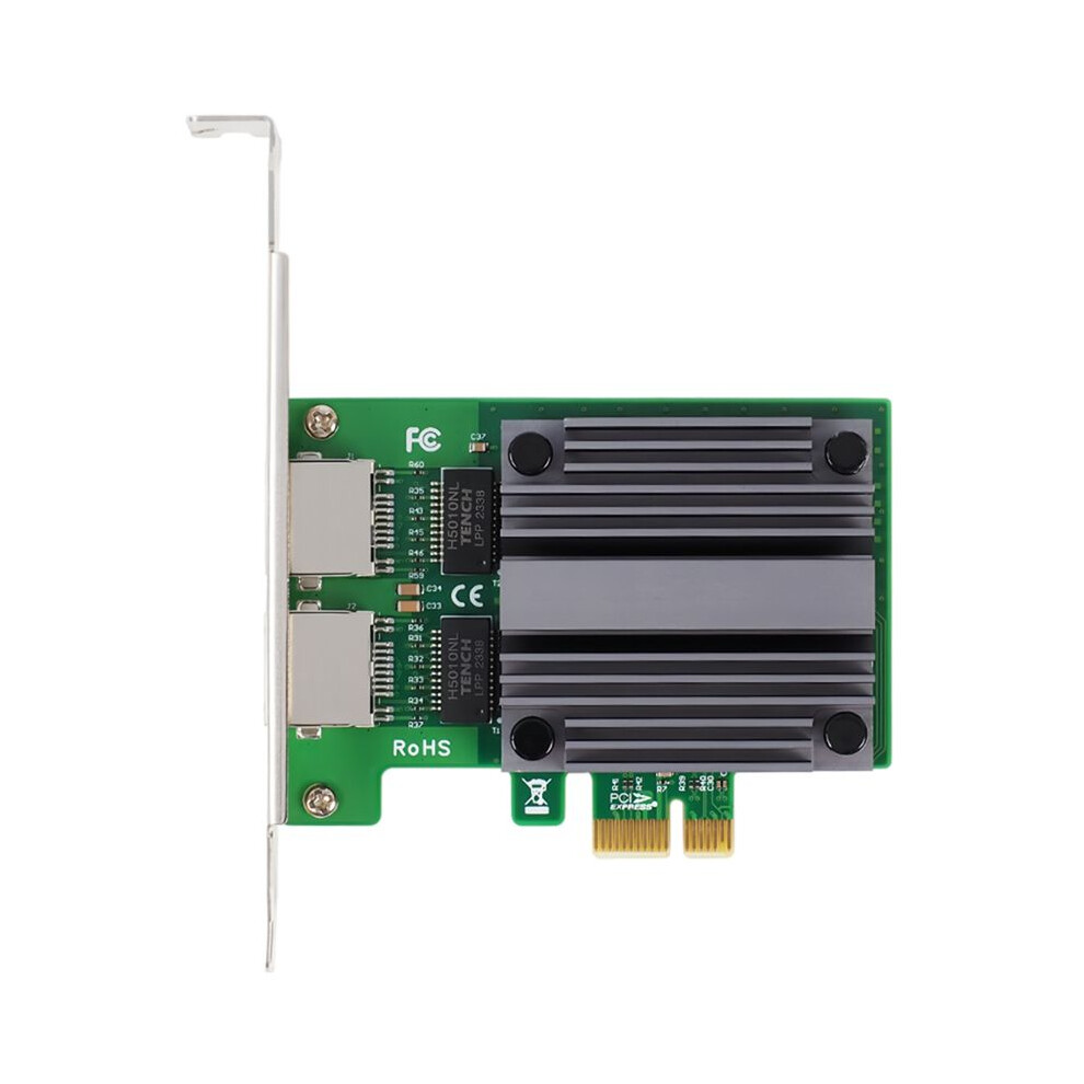 For I226 Chip Network Card 2500Mbps Pcie To Rj45 2.5G Gigabit Ethernet Dual 100/1000/2500Mbps Lan Card 6031691760557