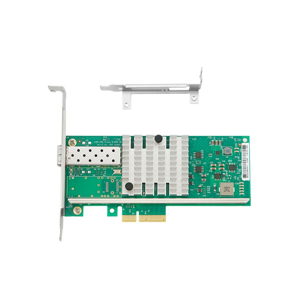 Pcie X4 Single Port 10G Sfp+ Network Card X520-Da1 82599En 10Gbe Nbbase-T Nic Fiber Adapter For Windows Linux Servers 6033198752080