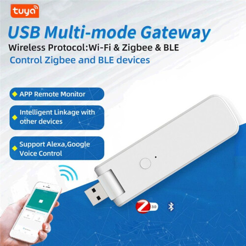 USB Multi-Mode Gateway Hub Gateway Zigbee 3.0 WiFi Relay Remote Control  USB Wireless Gateway 1