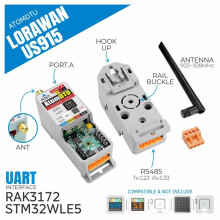 For M5Stack DTU LoRaWAN Base LoRaWAN Programmable Data Transmission Unit - US915 STM32WLE5CC
