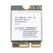 WiFi 6E MT7922 M.2 Wireless Card 5374Mbps BT 5.3 Tri Band 2.4G/5G/6Ghz Network Adapter Wireless Adapters Win 10/11