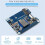 POE M.2 HAT+ Adapter with PoE Function for Raspberry Pi 5,Supports NVMe Protocol M.2 Solid State Drive,High-Speed Read 6
