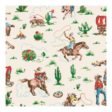 Cath Kidston Cowgirls Multicoloured Kids Wallpaper