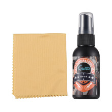 GUITTO Kit per la Pulizia e la Cura della Chitarra, 50 ml, Olio per la Prevenzione della Ruggine delle Corde con Panno