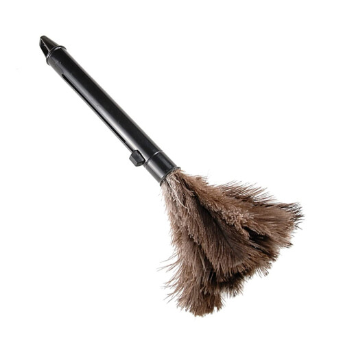 Feather Duster with Handle, Washable Reusable Design for Efficient Home Dust Removal, Compact Mini Style 2