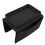 Foldable Sofa Tray with Side Pockets 600D Oxford Cloth Black 16