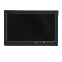 Adjustable Viewing Angle Monitor With HD1280X800Resolution Built-In Speaker Supports2-Channel Video Inputs Rotate Screen Easy Mounting For CCTV